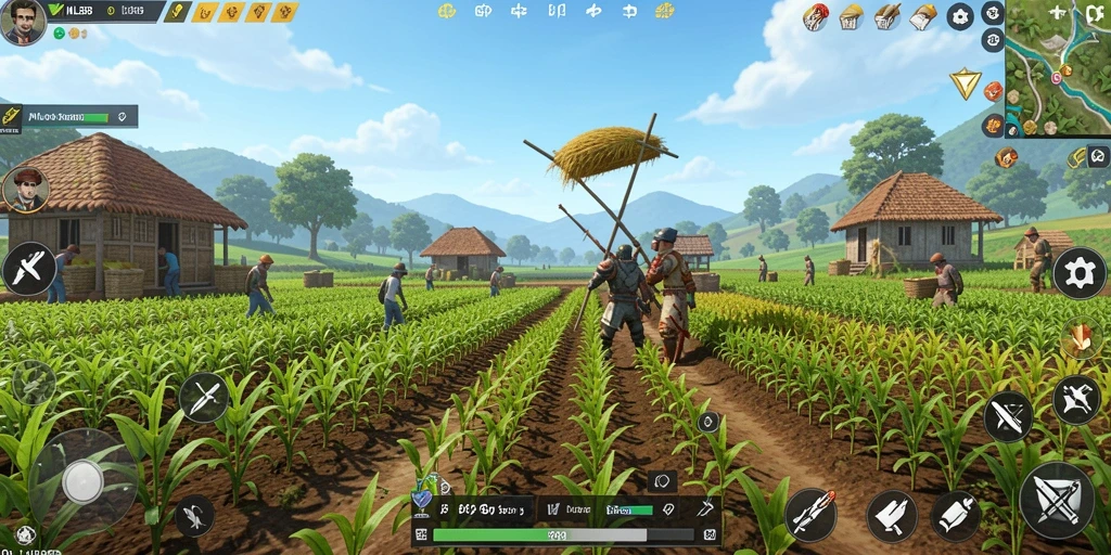 Tampilan gameplay <strong>MLBB8</strong> yang menarik dan menyenangkan dalam dunia pertanian.