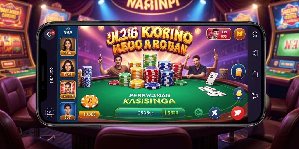 Tangkapan layar gameplay Kasino yang menarik dan mendebarkan.