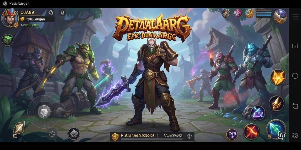 Tampak mendebarkan saat bertarung melawan monster dalam OJA89.