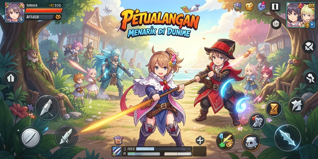 Tampilan gameplay S13 dengan karakter Anime yang mengesankan.