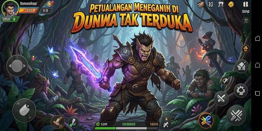 Tampilan gameplay seru dan memukau dari S9S9 saat menjelajahi dunia petualangan.