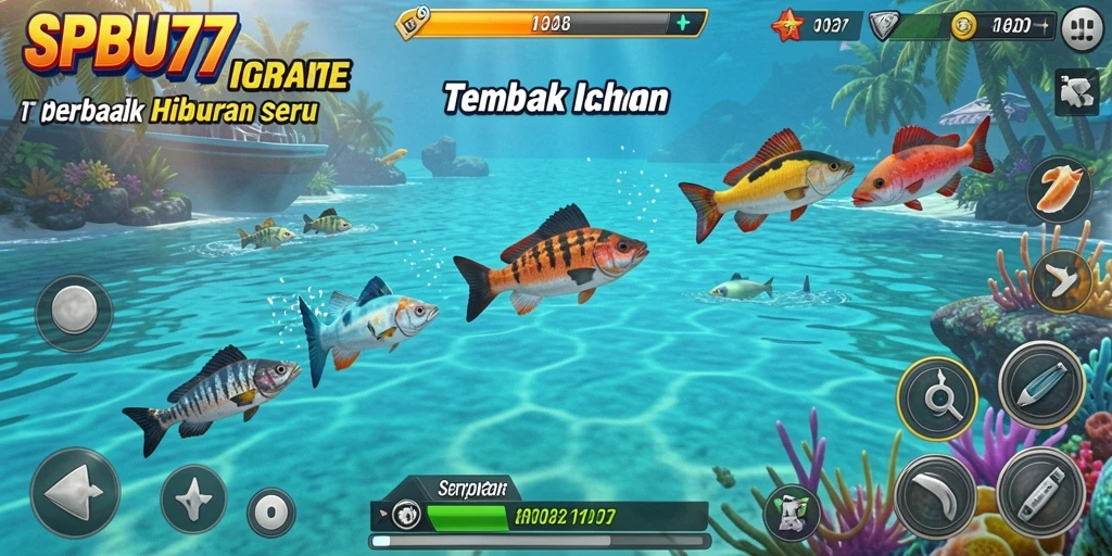 Tampilan gameplay SPBU77 yang memikat dan penuh warna.